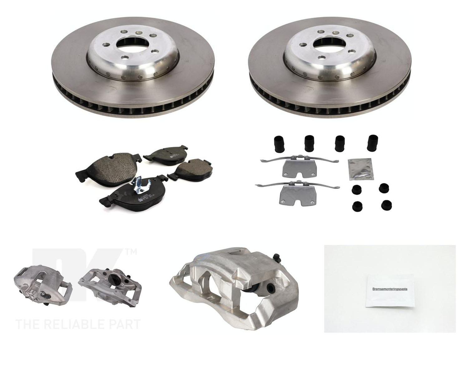 Bremsesett med calipere til BMW