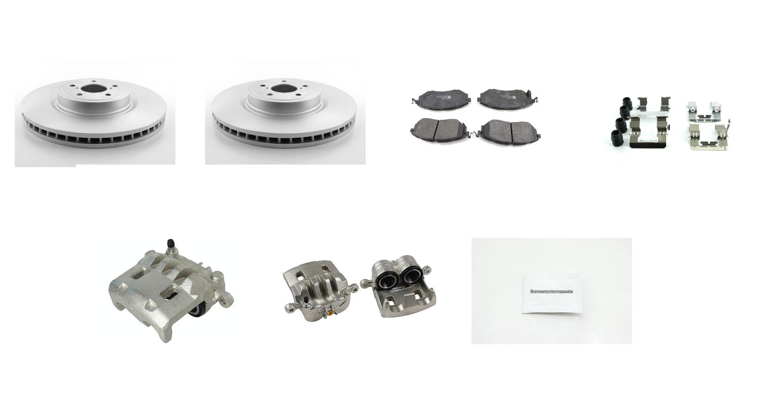 Bremsesett med calipere