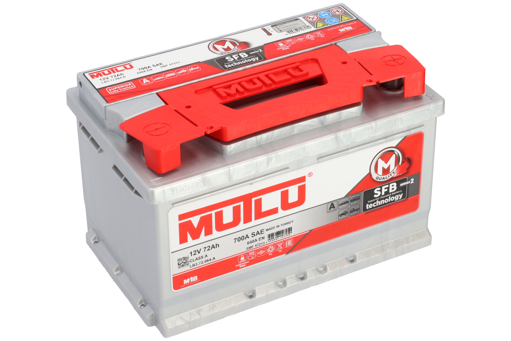 Mutlu 72Ah SFB