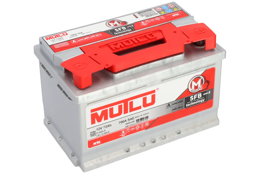Bilbatteri Mutlu 72Ah SFB 640A 12V