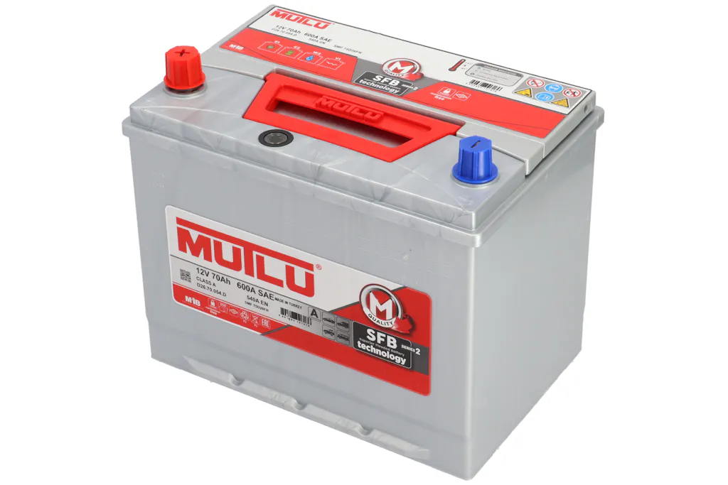 Bilbatteri Mutlu 70Ah SFB 630A 12V