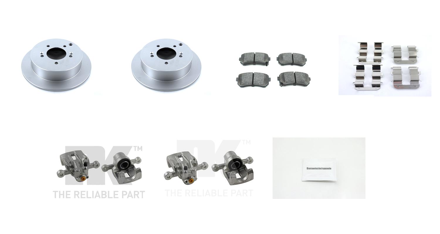 Bremsesett med calipere til Kia