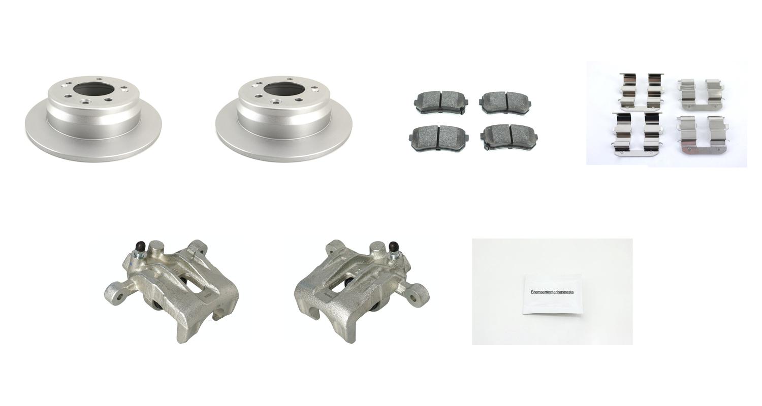 Bremsesett med calipere til Kia