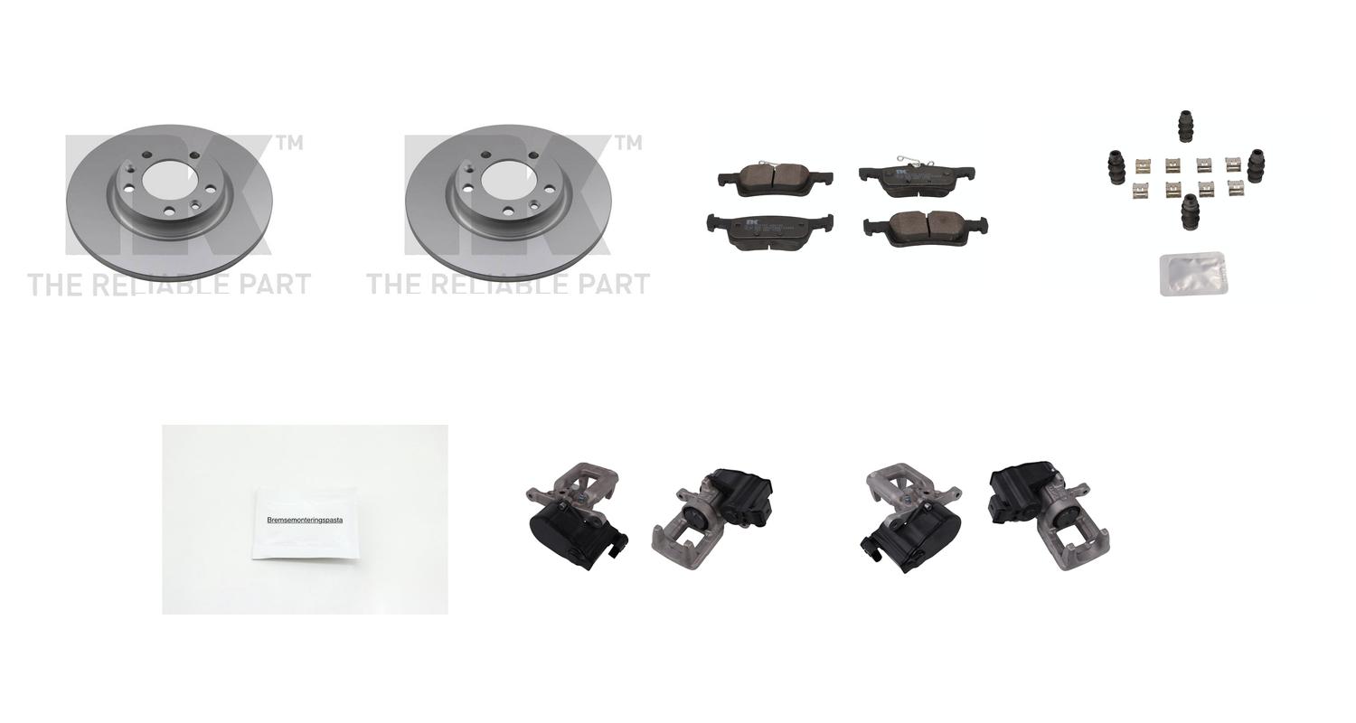 Bremsesett med calipere