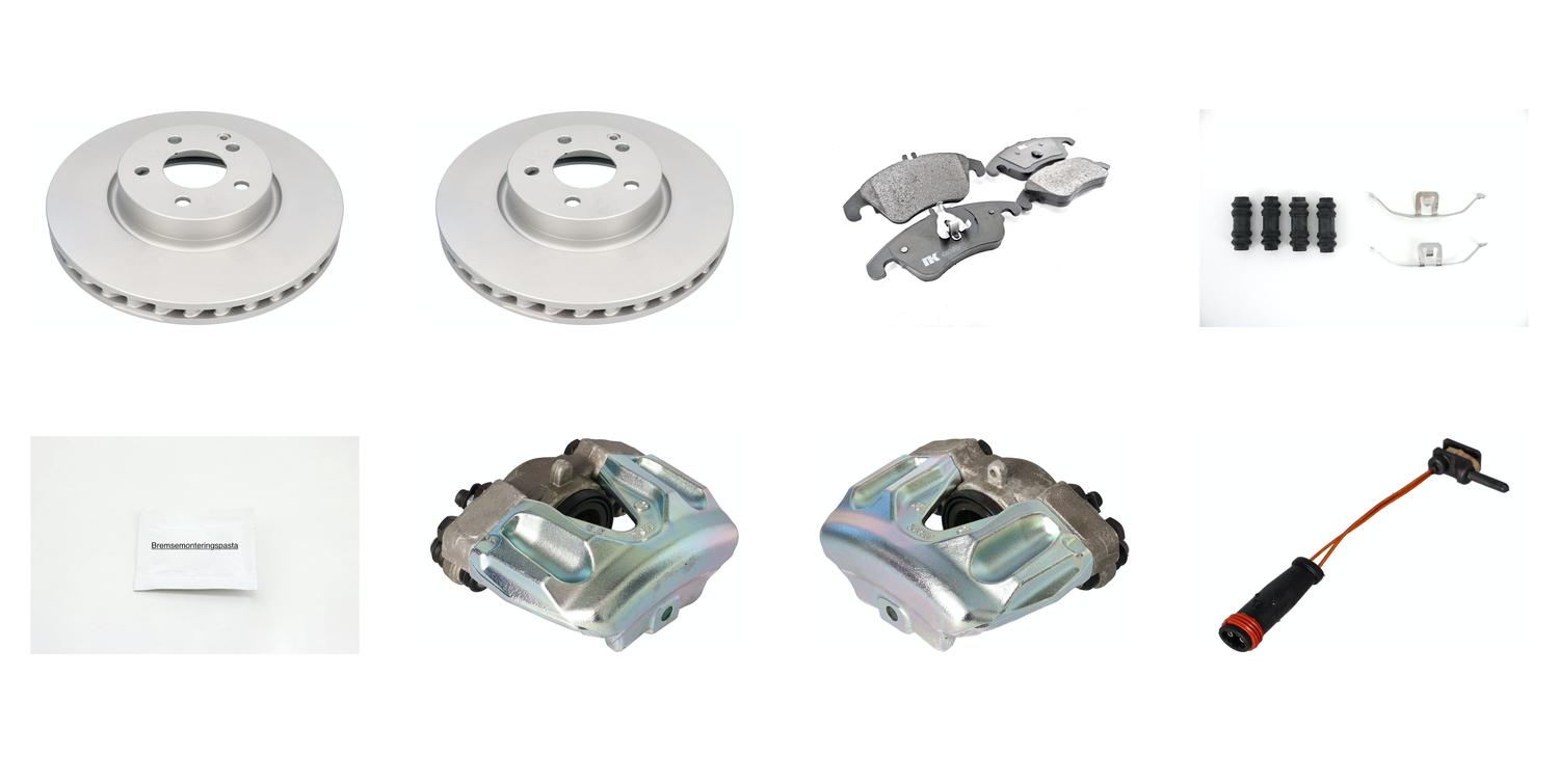 Bremsesett med calipere til Mercedes-Benz