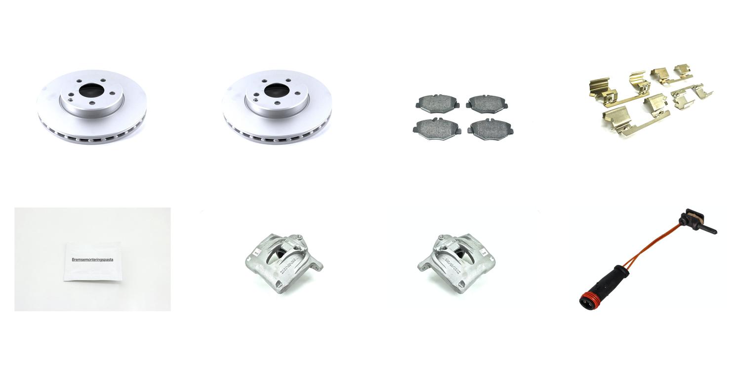 Bremsesett med calipere til Mercedes-Benz