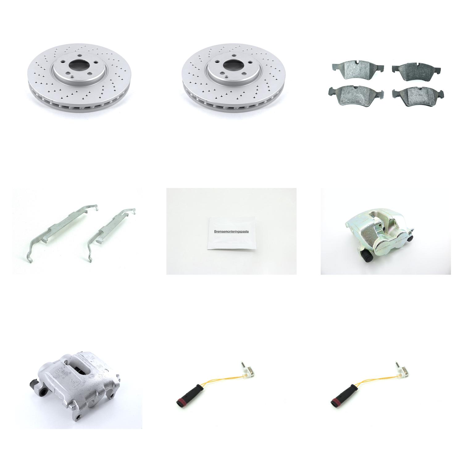 Bremsesett med calipere til Mercedes-Benz