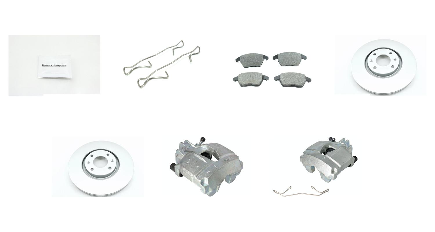 Bremsesett med calipere