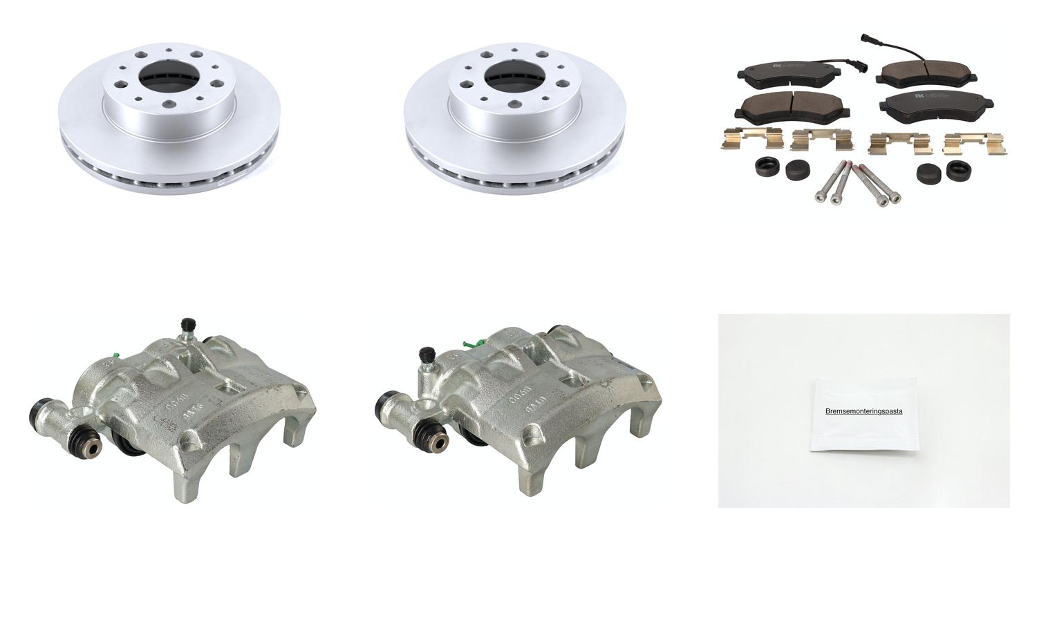 Bremsesett med calipere til Fiat