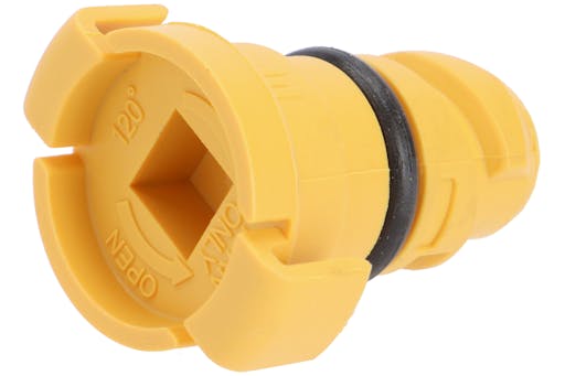 Tappeplugg, bunnpanne