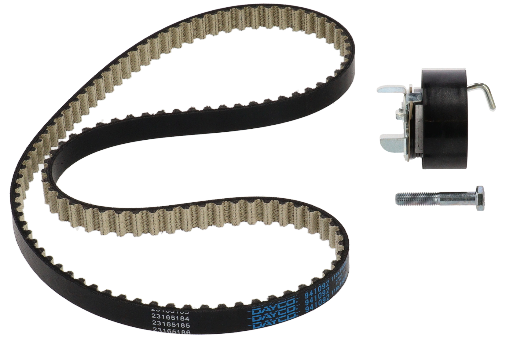 Registerreimsett uten vannpumpe