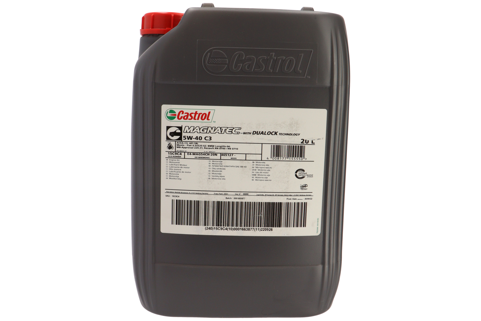 Motorolje, 20L