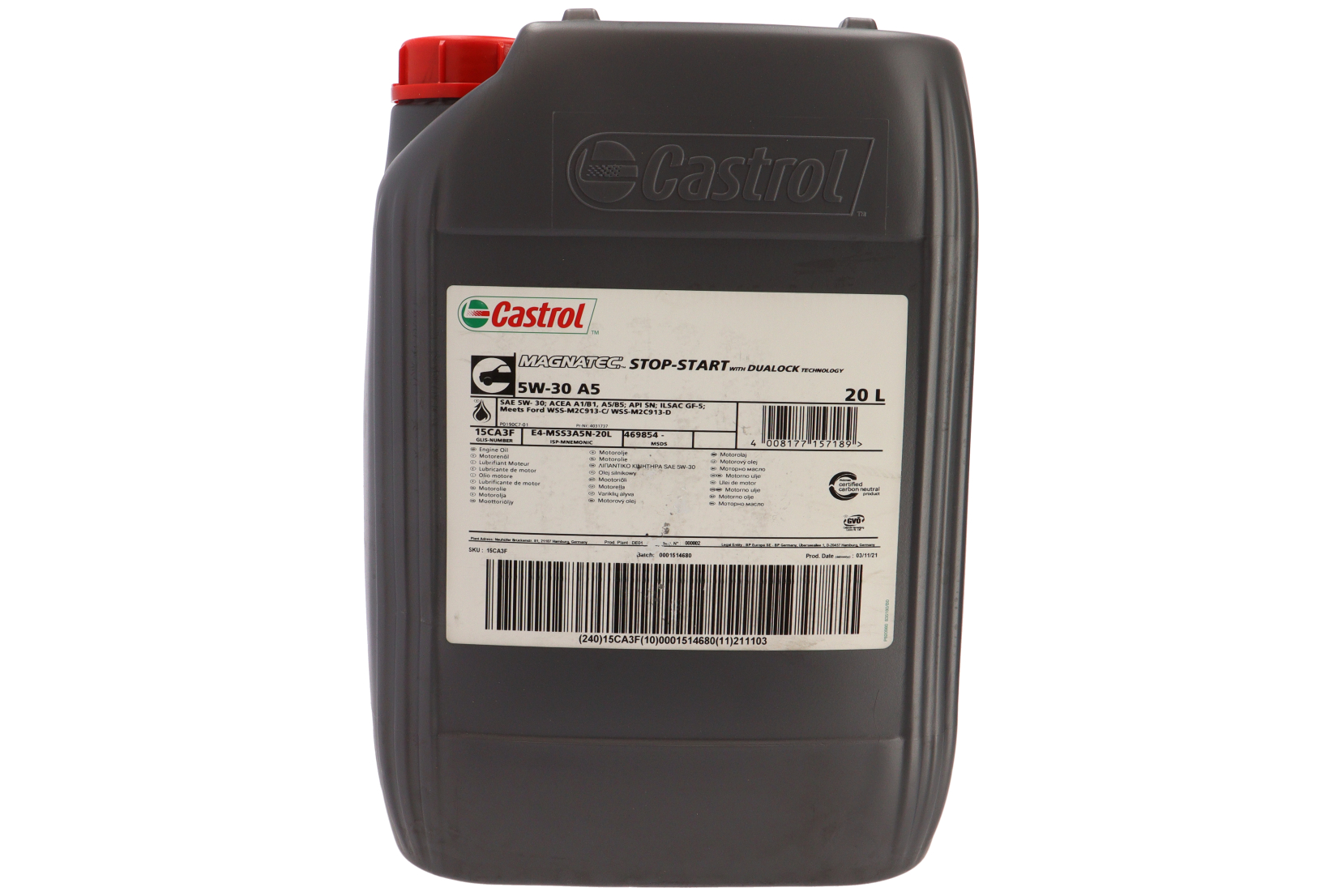 Motorolje, 20L