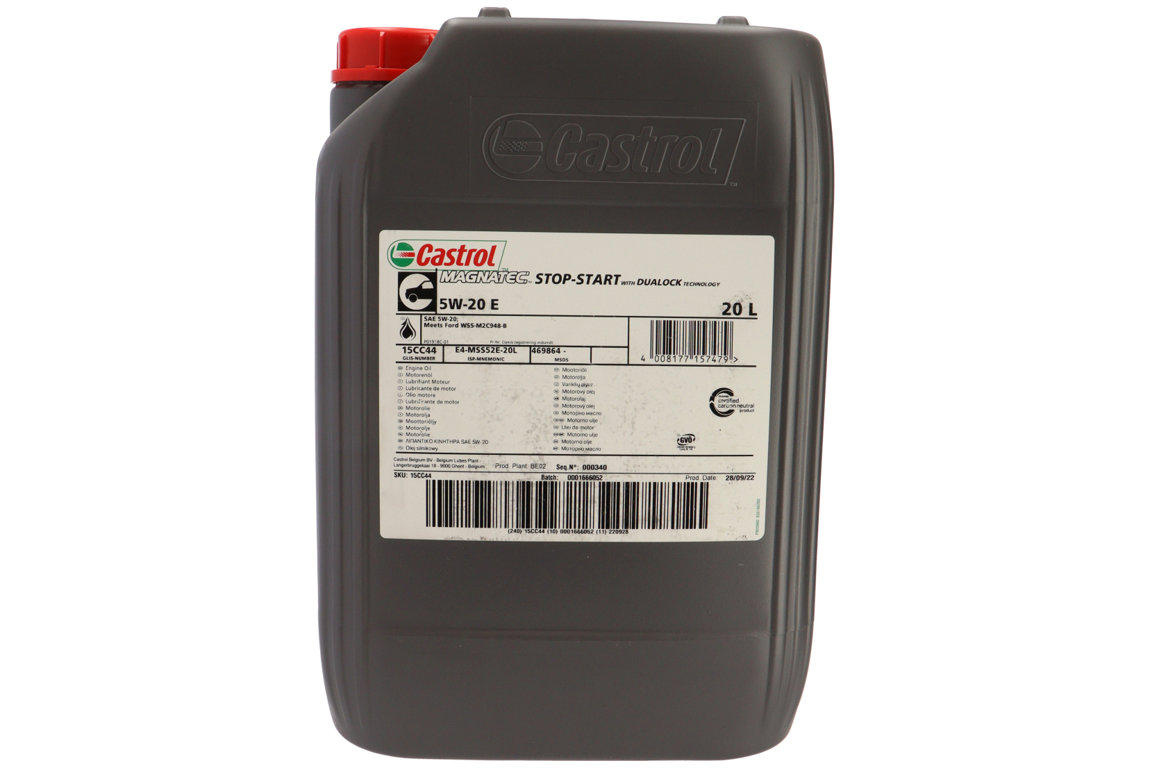 Motorolje, 20L