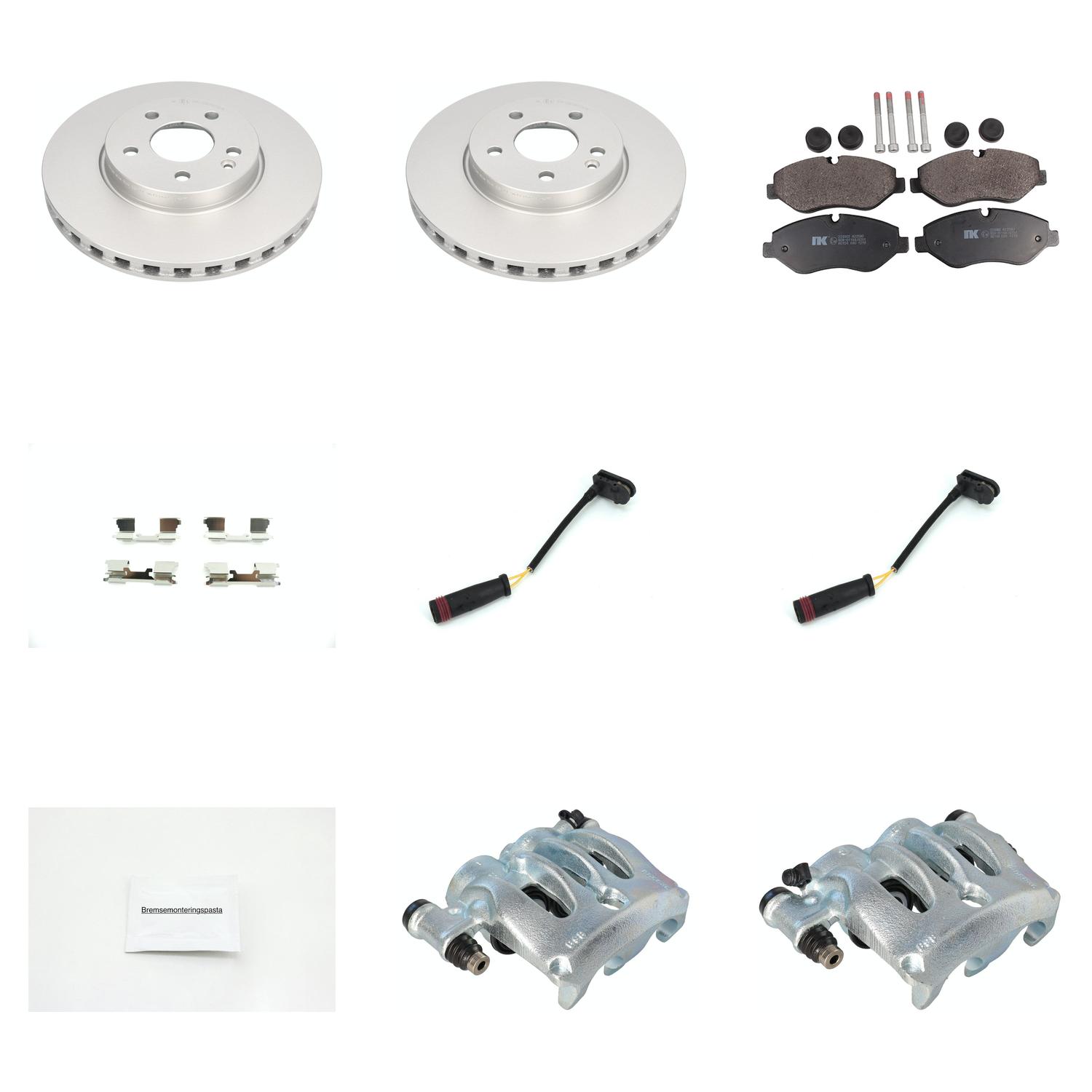 Bremsesett med calipere til Mercedes-Benz