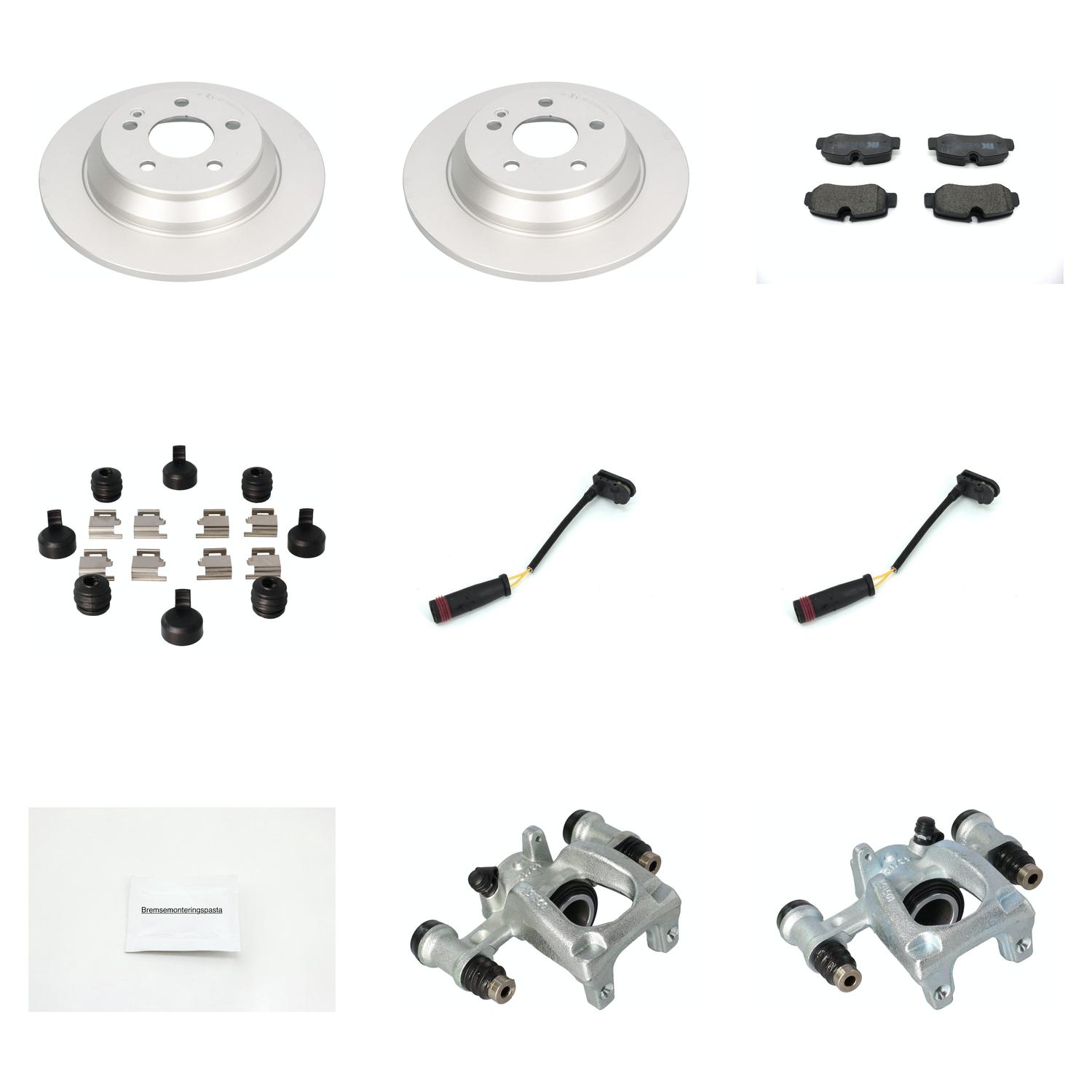 Bremsesett med calipere til Mercedes-Benz