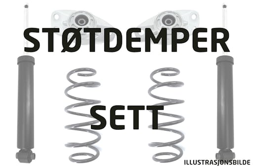 Støtdemper- og fjærsett