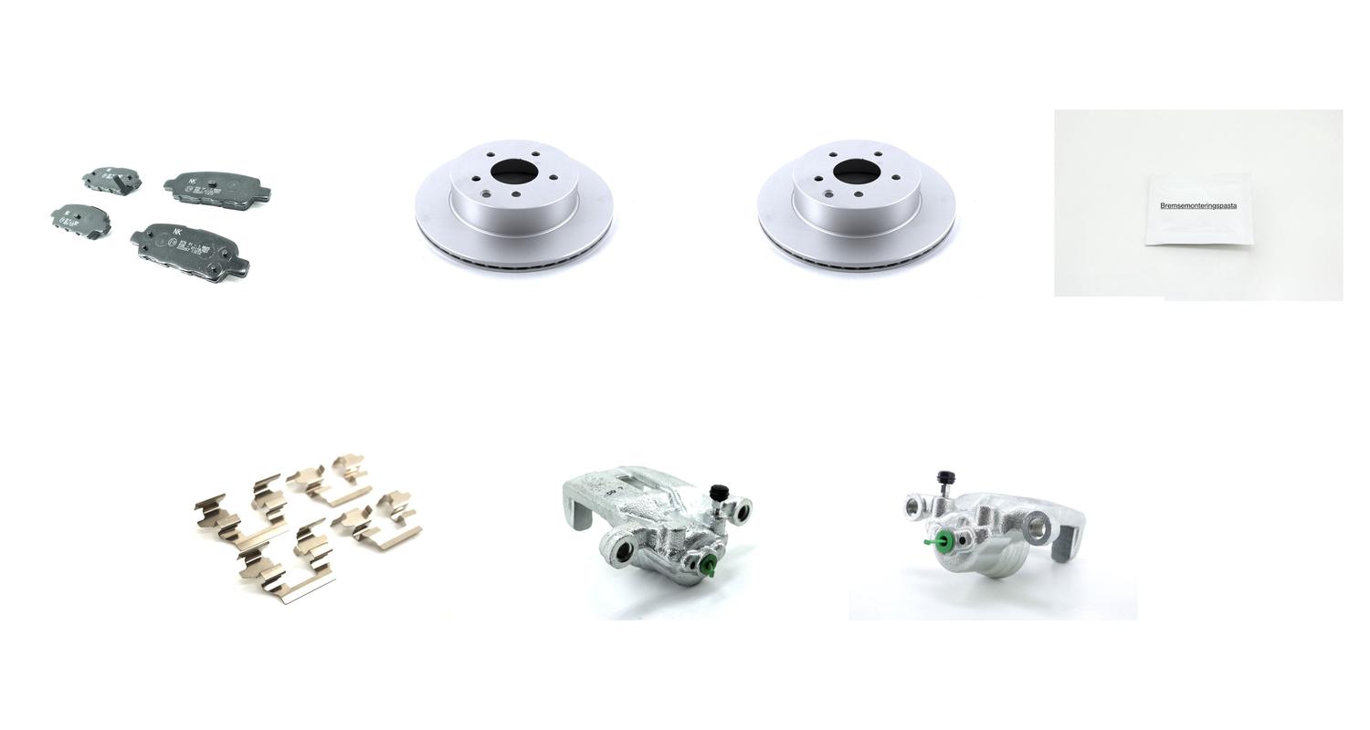 Bremsesett med calipere