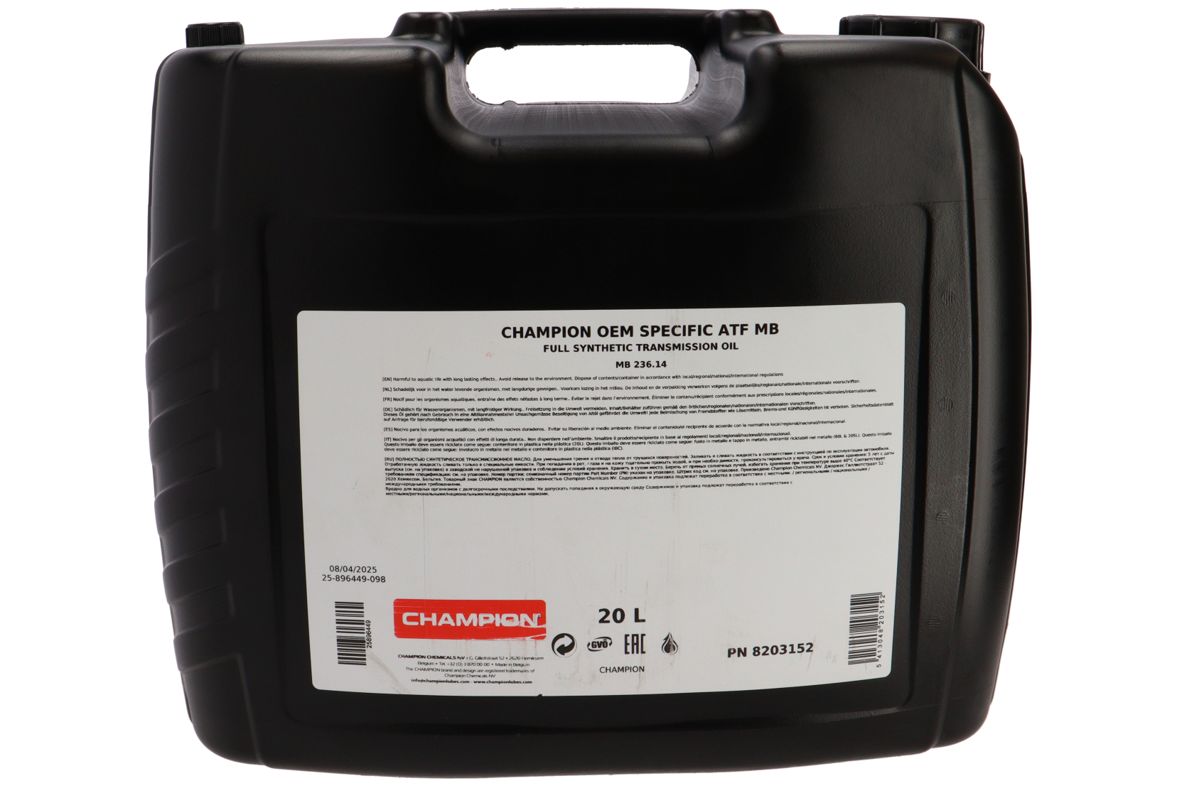 Automatgirkasse, olje