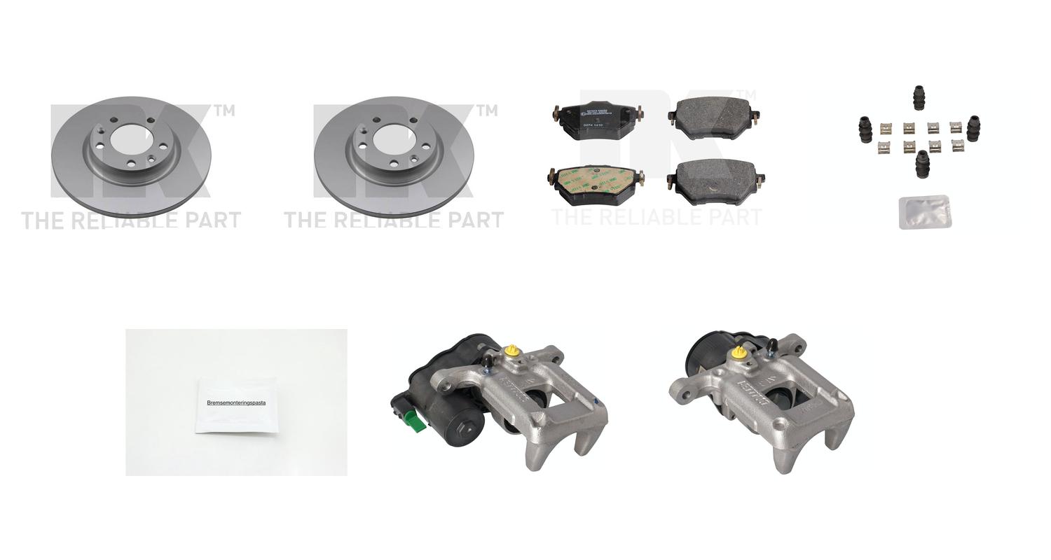 Bremsesett med calipere til Toyota
