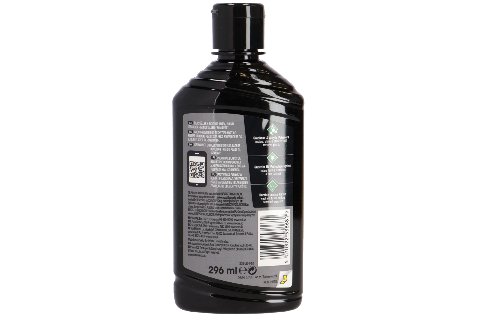 Turtle Wax Graphene Acrylic Trim Restorer