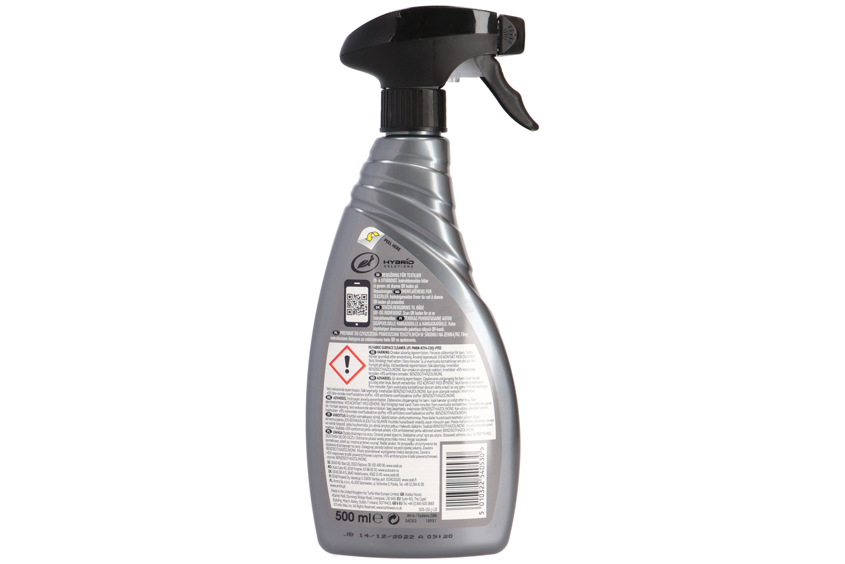 Turtle Wax Fabric Surface Cleaner