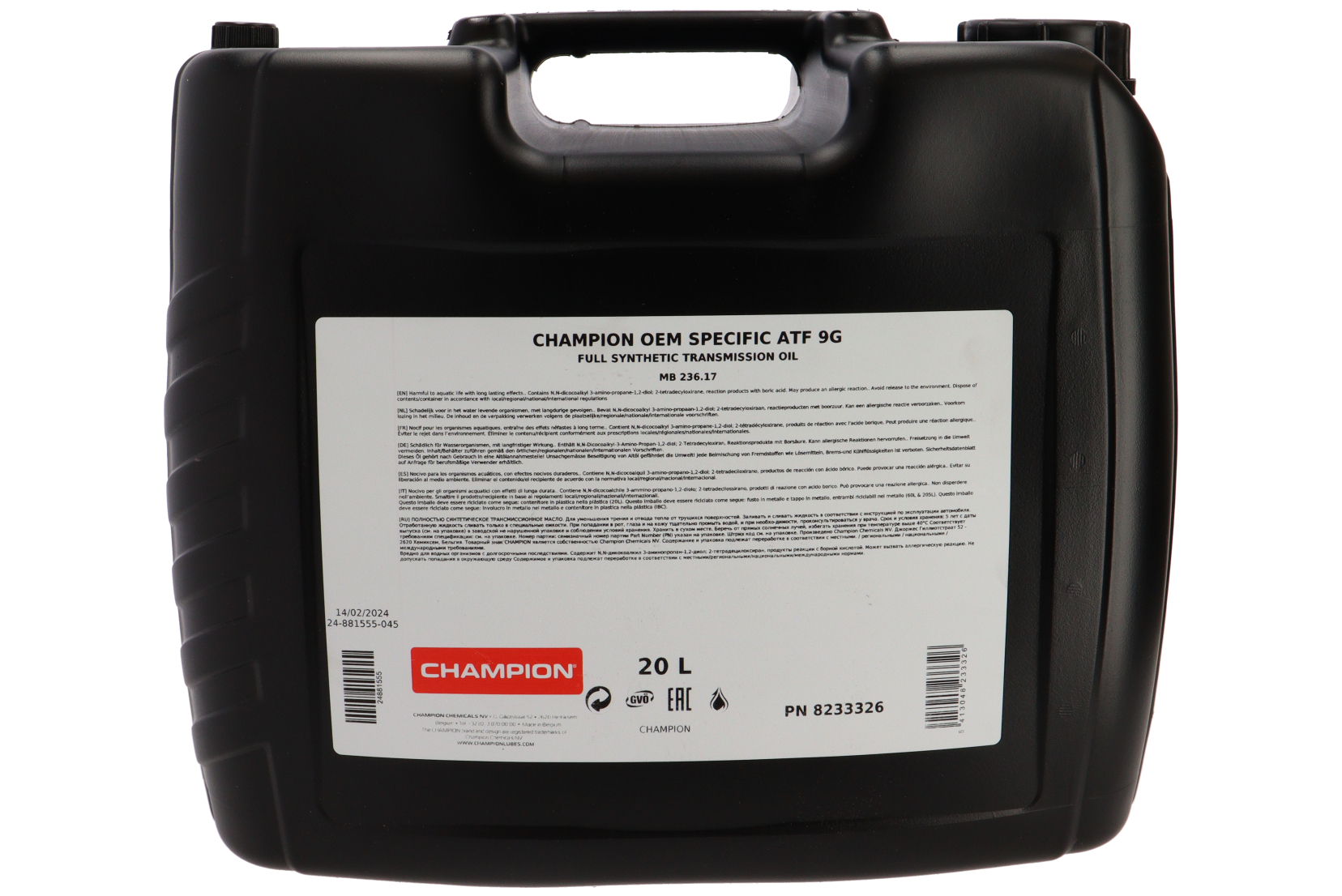 Automatgirkasse, olje