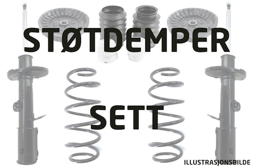 Støtdemper- og fjærsett