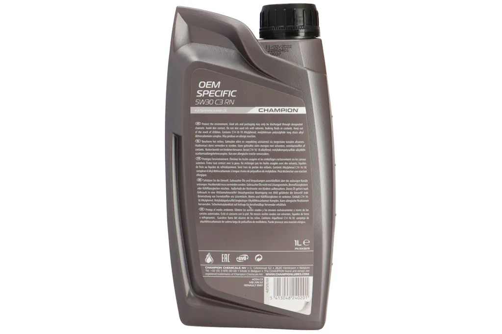 Champion OEM Spec 5W-30 C3 RN 1L