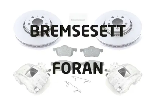 Bremsesett med calipere