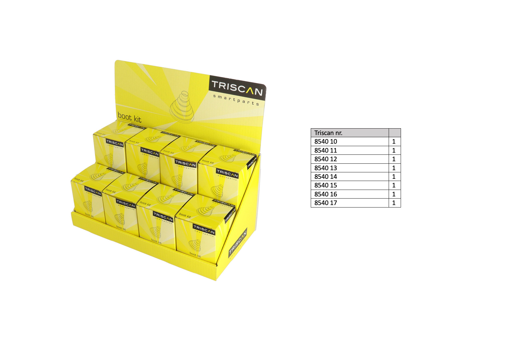 Drivakselmansjett universal