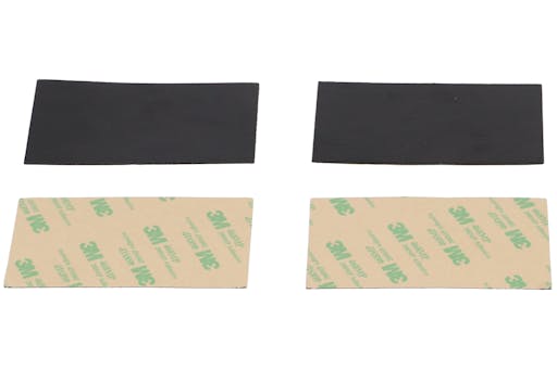 Bremseklosser, bakplate