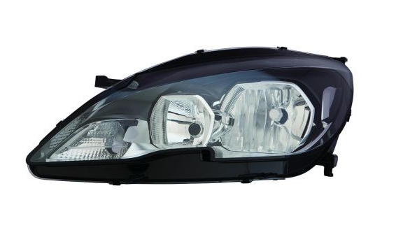 Hovedlykt, halogen til Peugeot