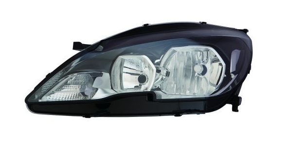 Hovedlykt, halogen til Peugeot