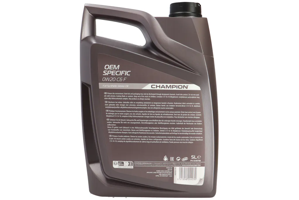 Champion OEM Specific 0W-20 C6 F 5L