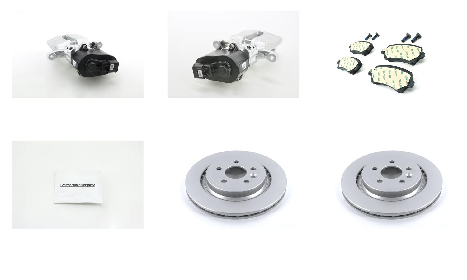 Bremsesett med calipere