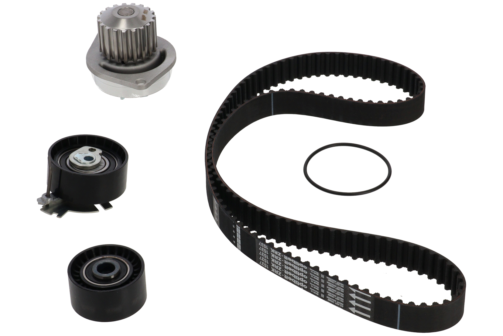 Registerreimsett med vannpumpe