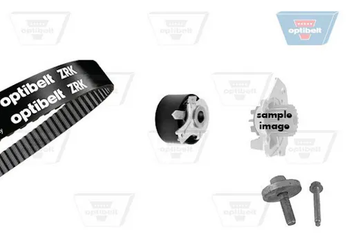 Registerreimsett med vannpumpe