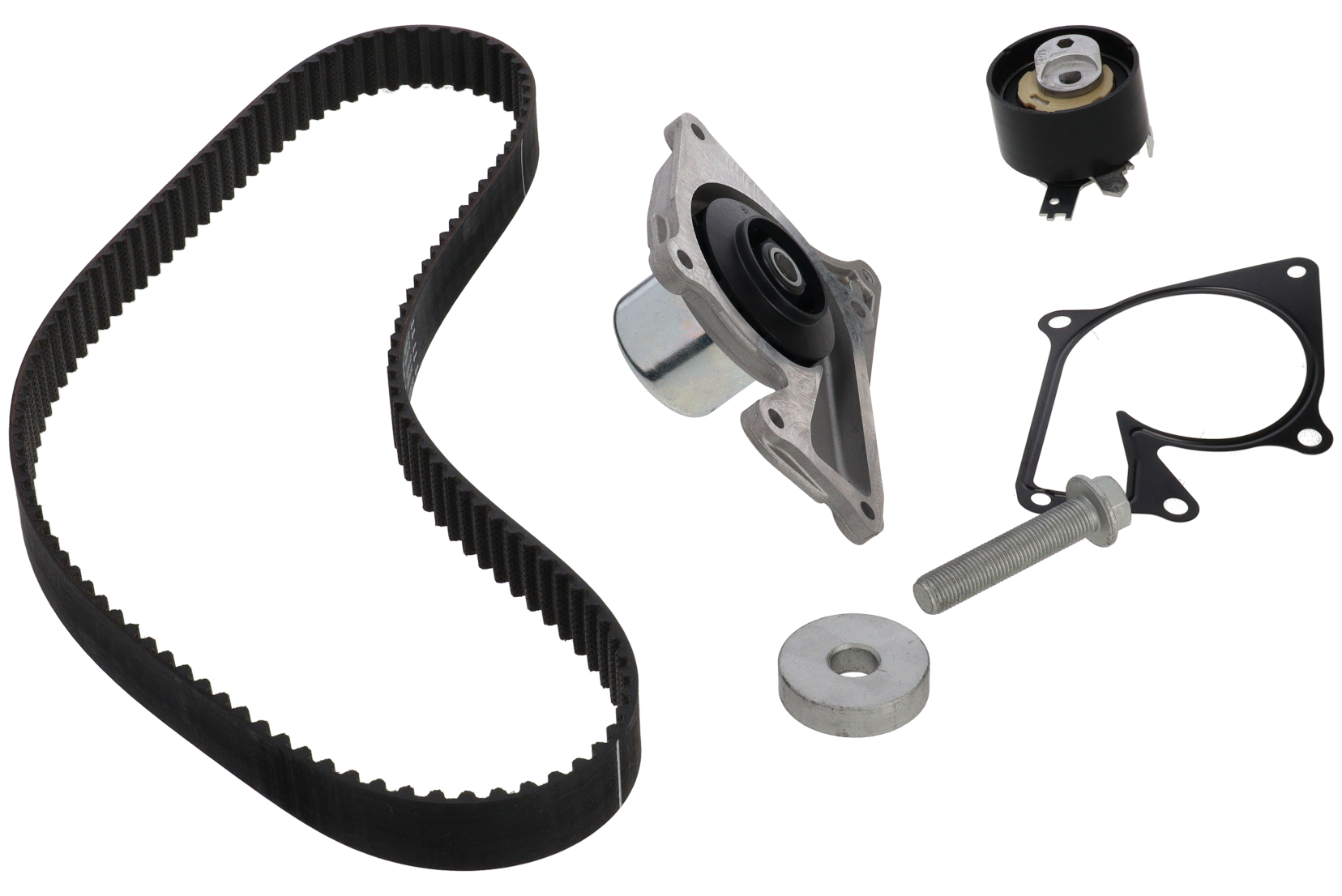 Registerreimsett med vannpumpe