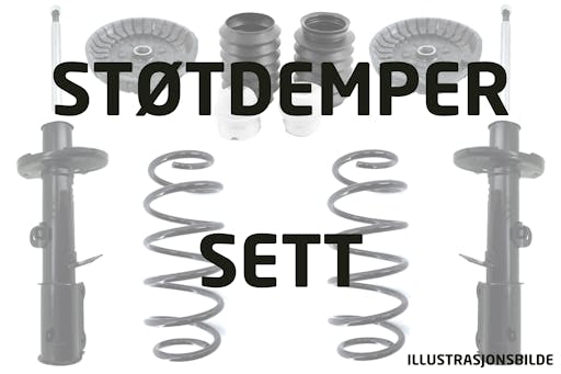 Støtdemper- og fjærsett