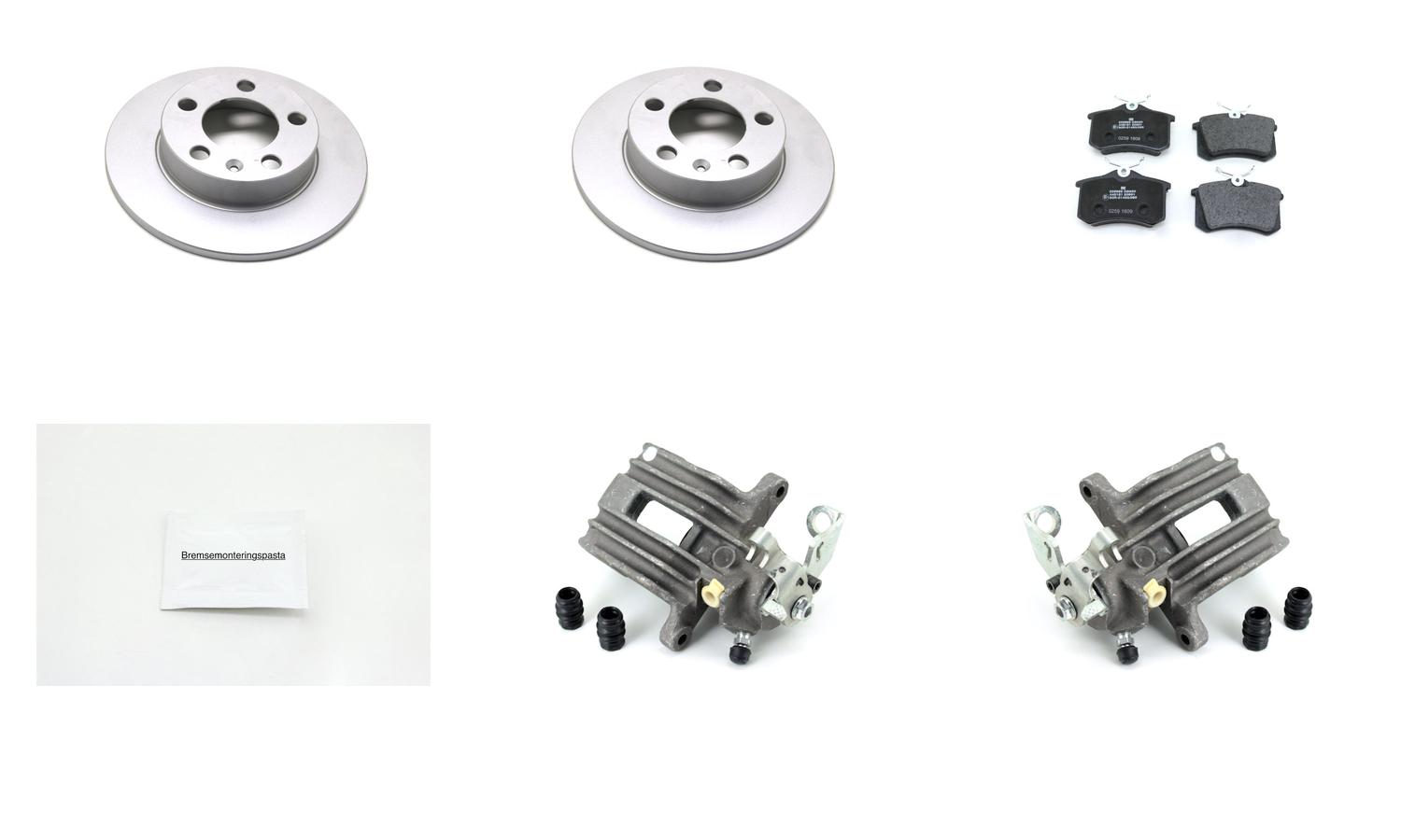 Bremsesett med calipere