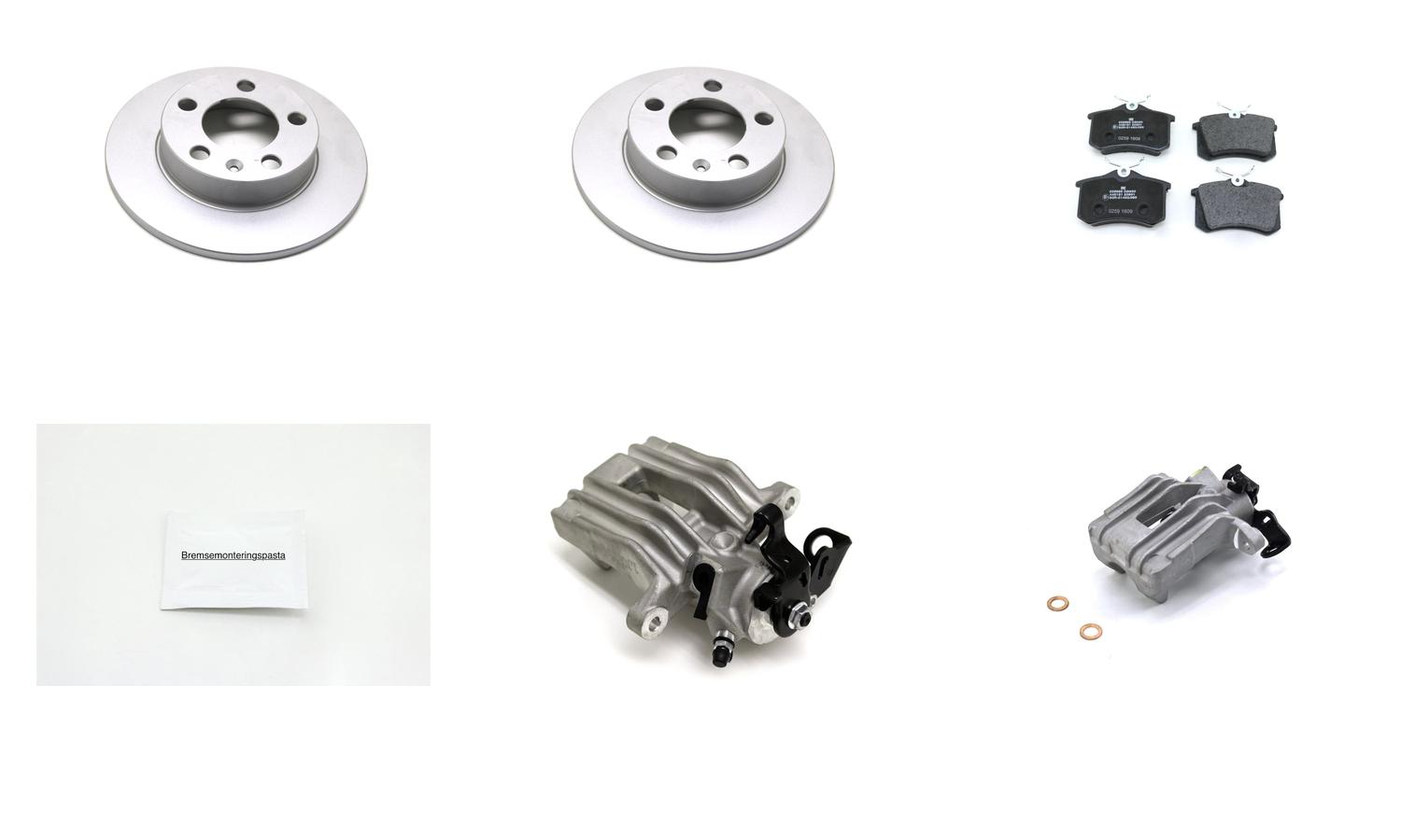 Bremsesett med calipere
