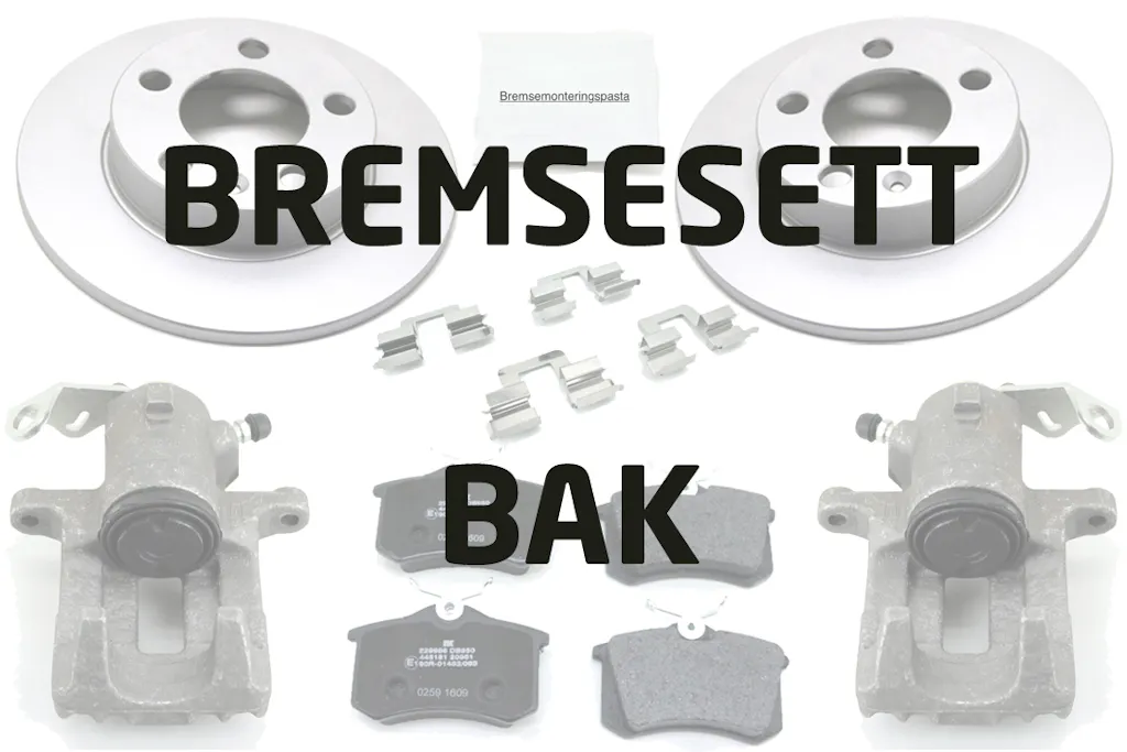 Bremsesett med calipere