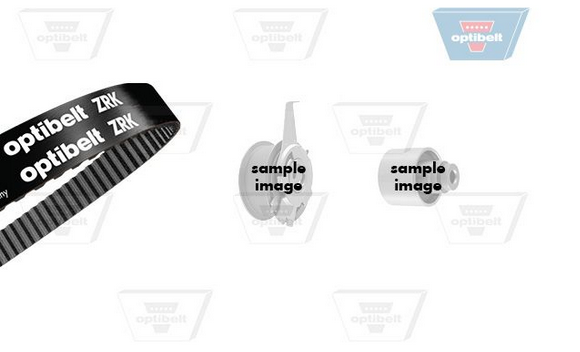 Registerreimsett uten vannpumpe