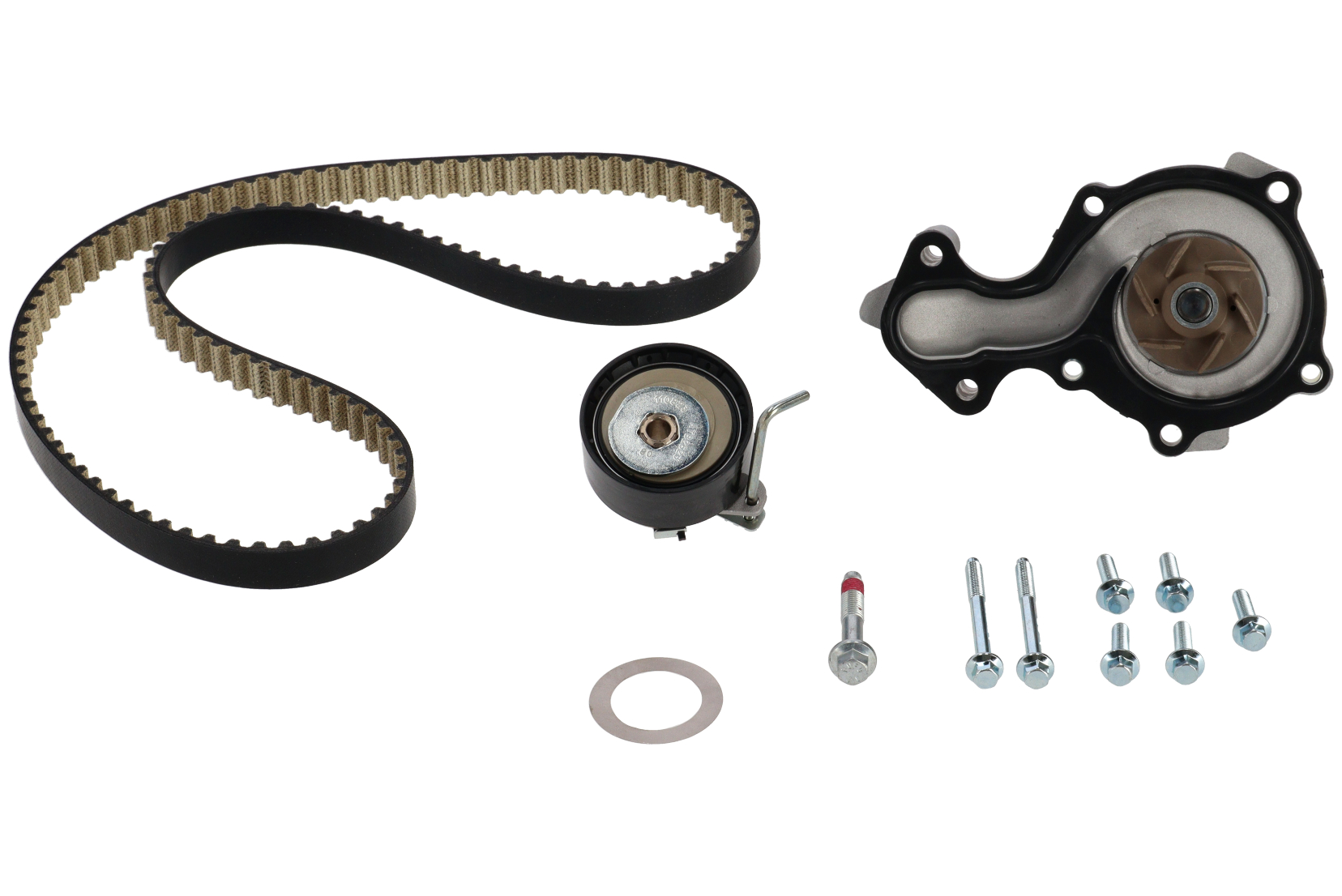 Registerreimsett med vannpumpe