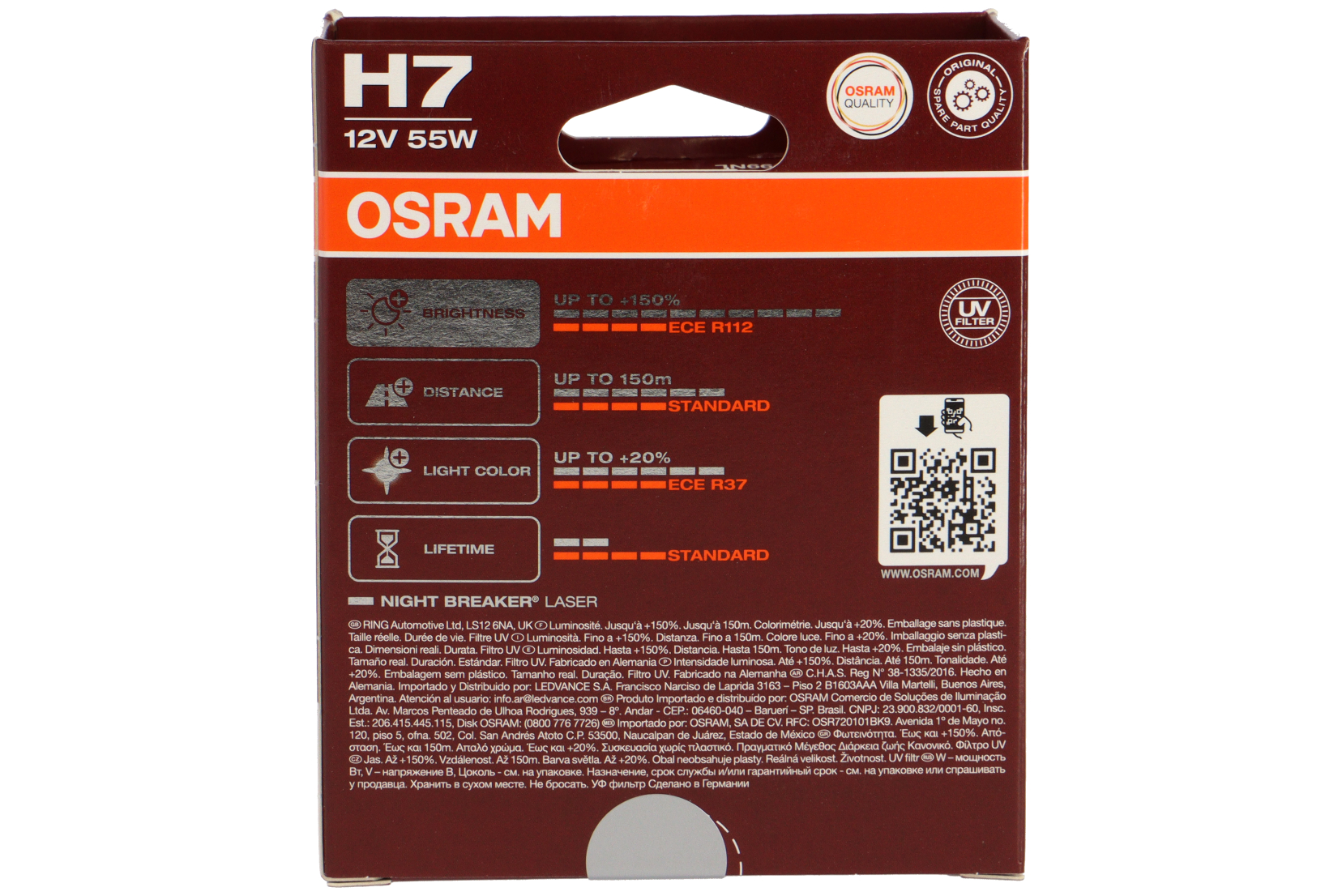 H7 Night Breaker Laser 150