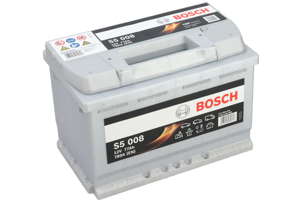 Bilbatteri Bosch S5 008 77Ah 780A 12V