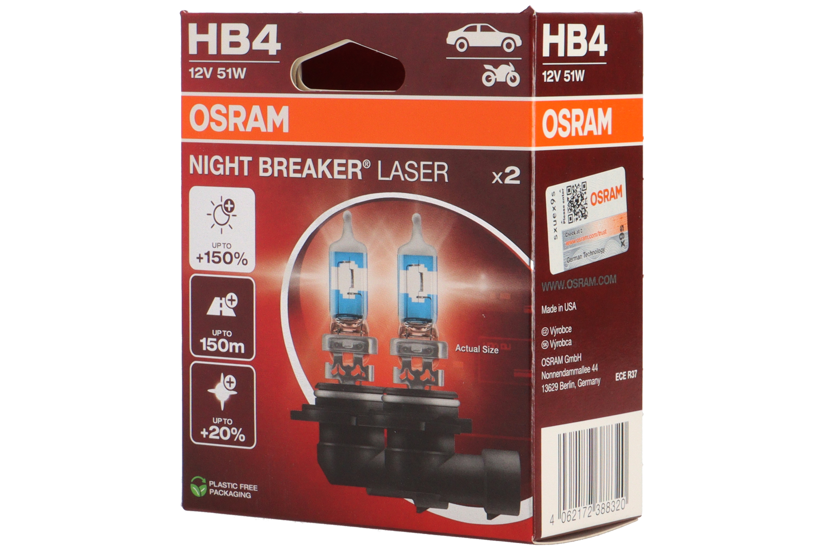 HB4 Night Breaker Laser 150