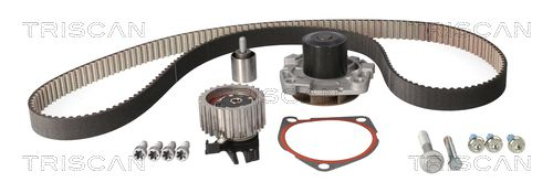 Registerreimsett med vannpumpe