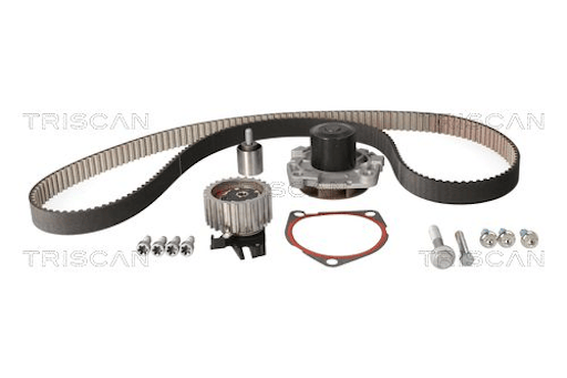 Registerreimsett med vannpumpe